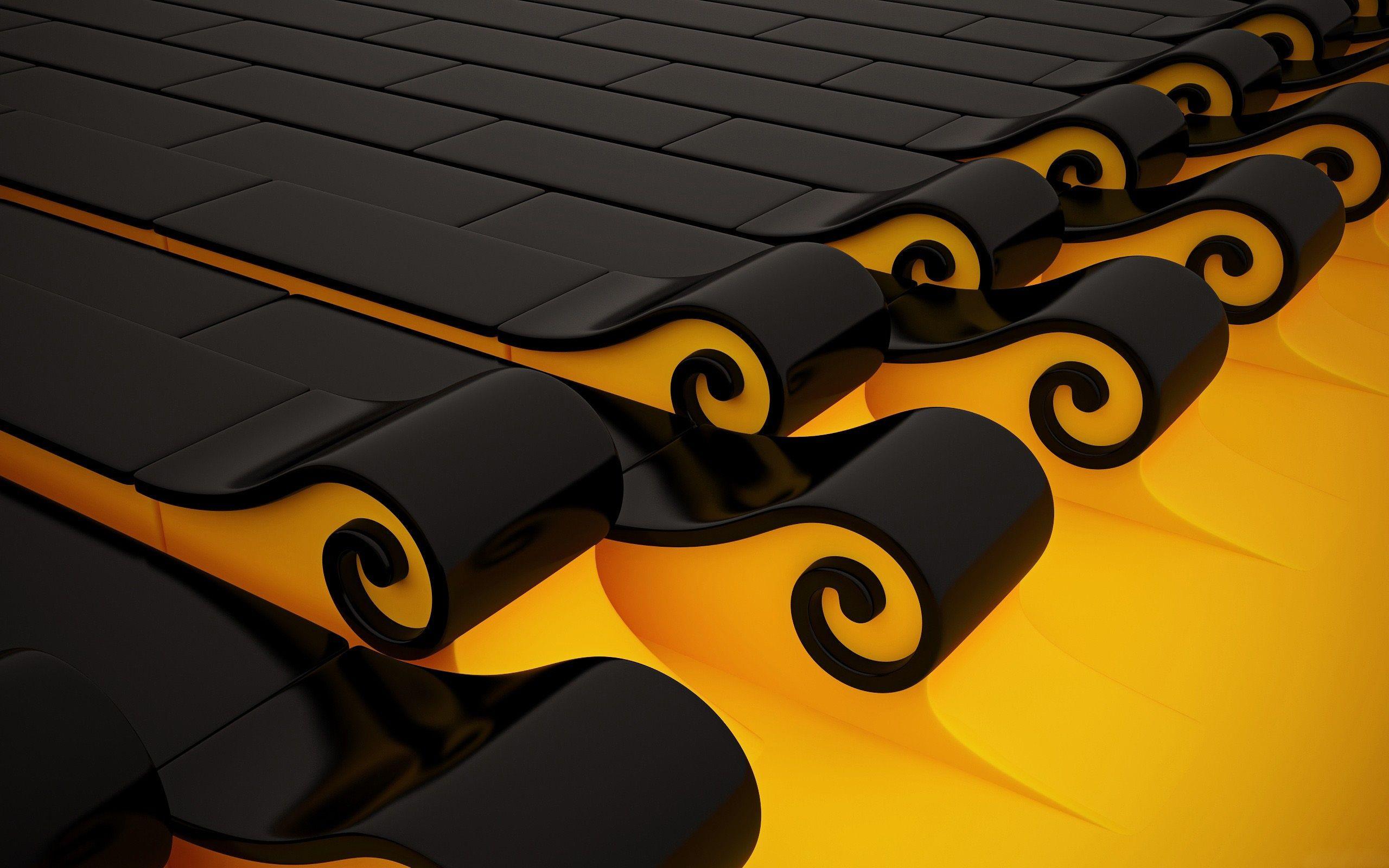 Black And Yellow Wallpapers Wallpaper Cave