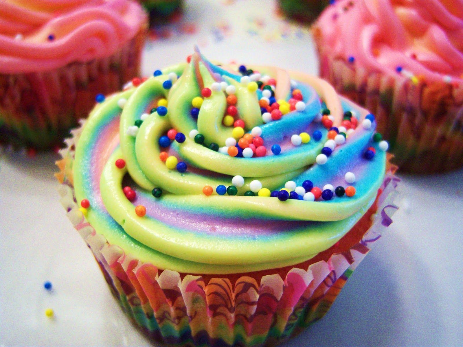 Rainbow Cupcakes Wallpapers Wallpaper Cave