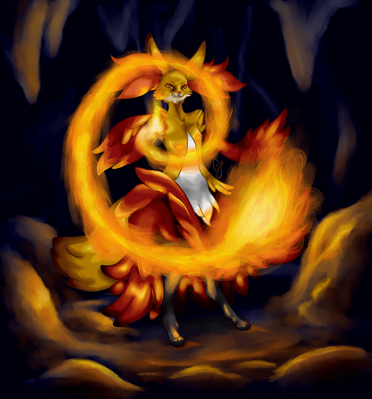 Delphox Wallpapers Wallpaper Cave