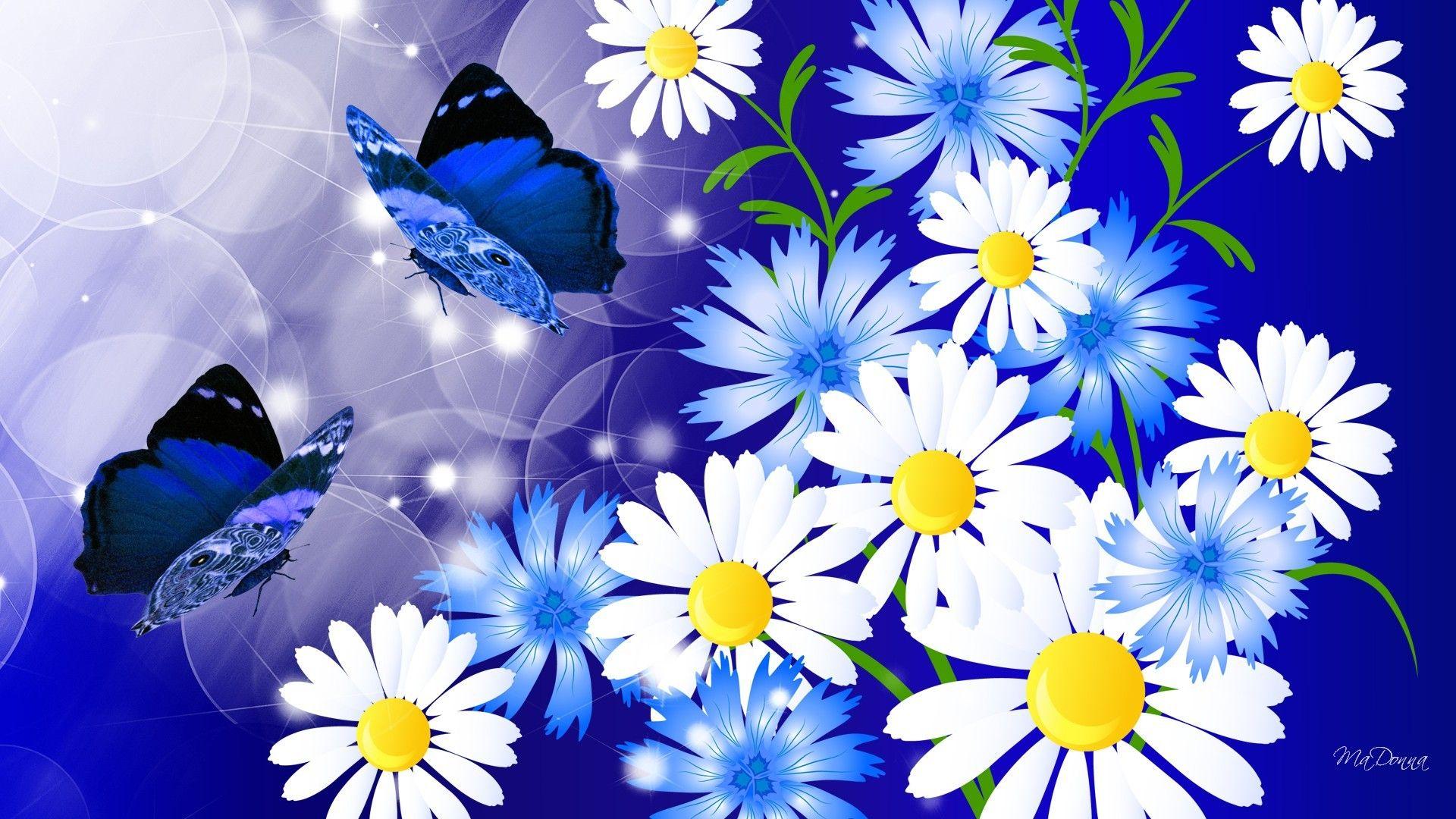 Glitter Flower Wallpapers Wallpaper Cave