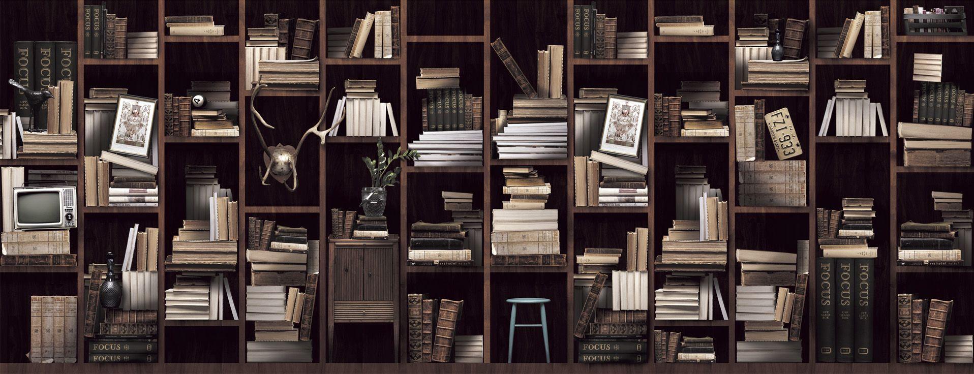 Bookshelf Wallpapers Wallpaper Cave