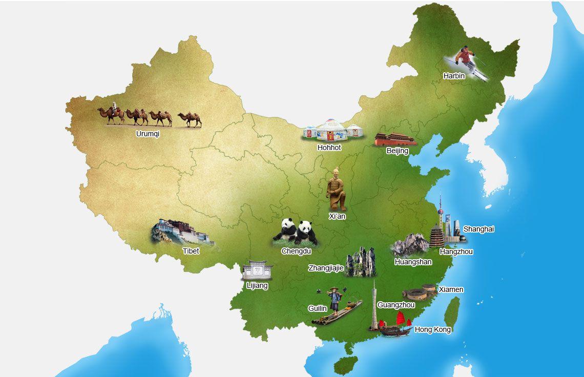Administrative Map of China Nations Online Project