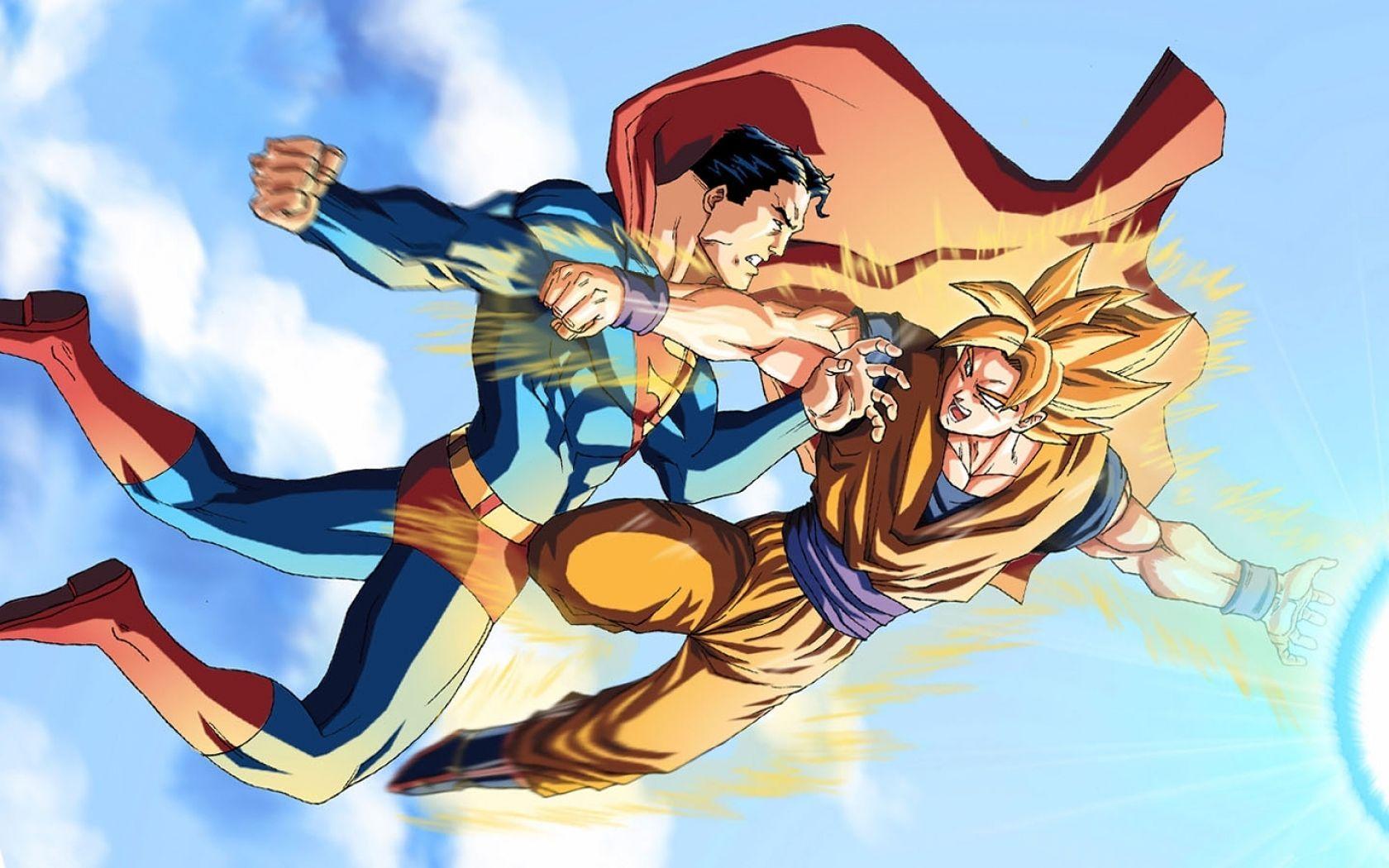 Goku Vs Superman Wallpapers Wallpaper Cave