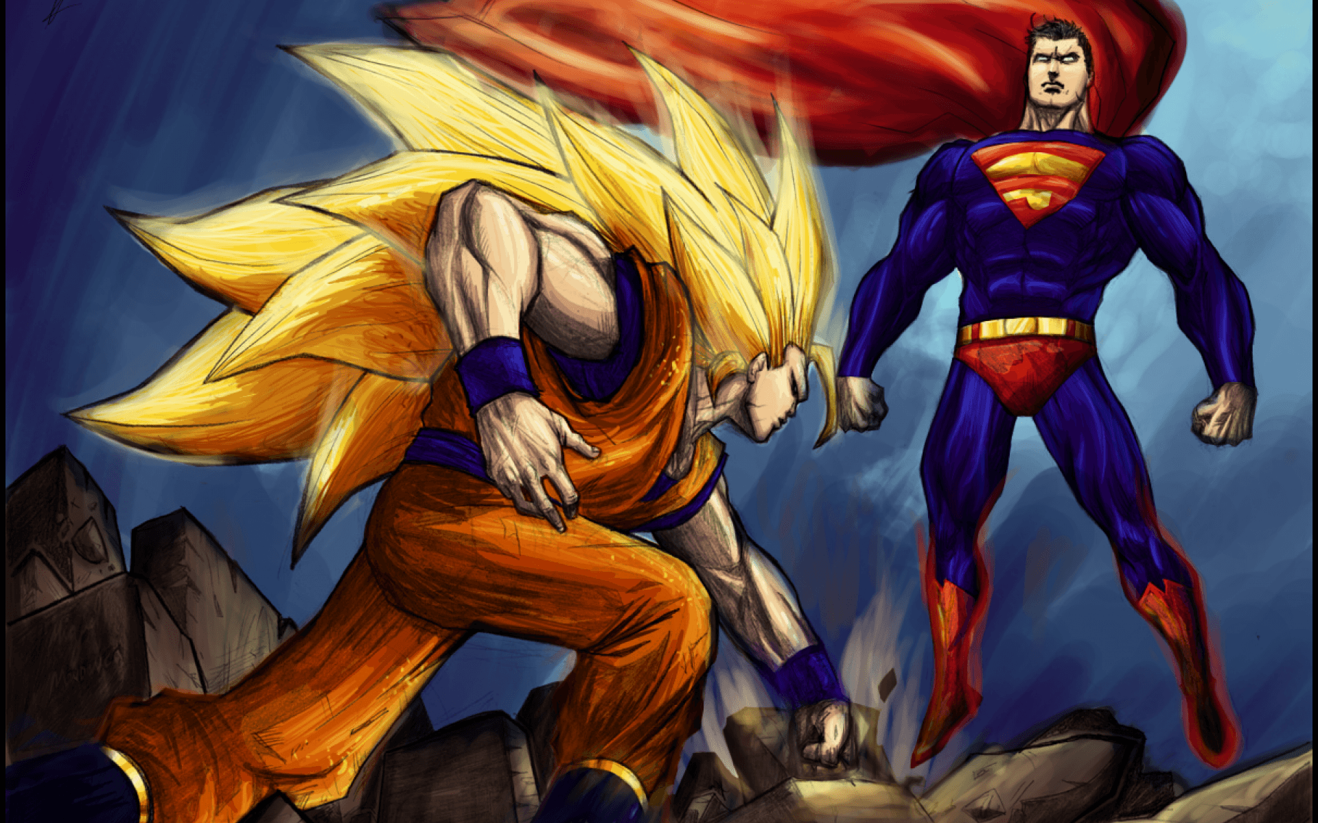 Wizard Magazine Goku Vs Superman
