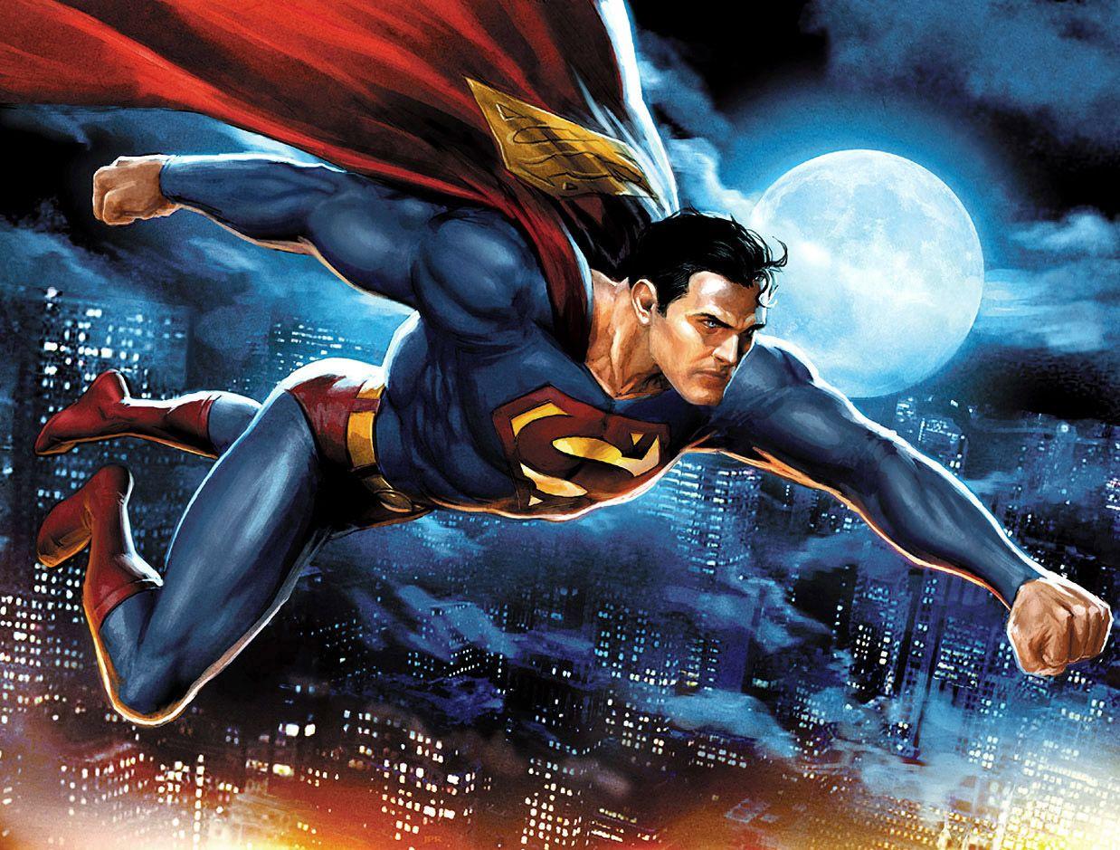Superman Cartoon Wallpapers Wallpaper Cave
