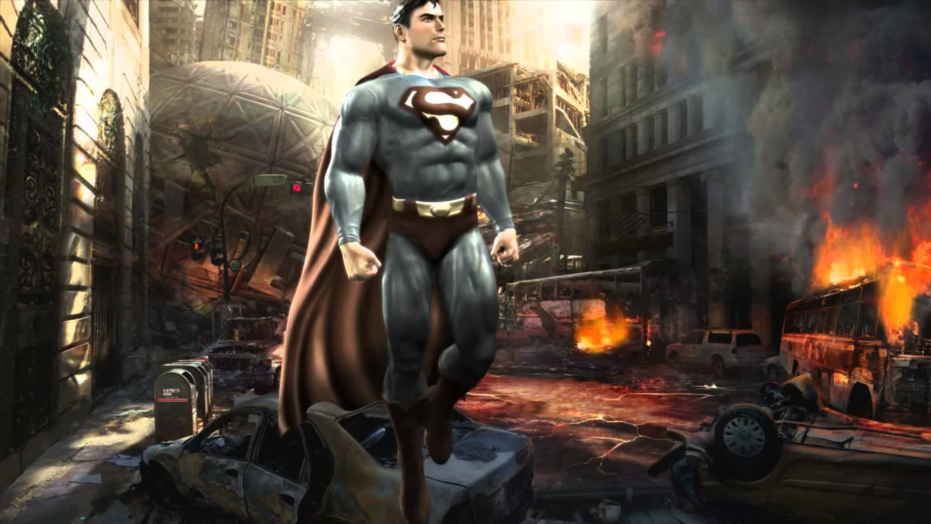 Superman Cartoon Wallpapers Wallpaper Cave