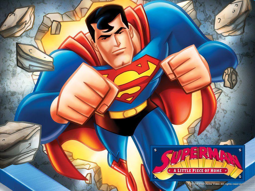 Superman Cartoon Wallpapers Wallpaper Cave