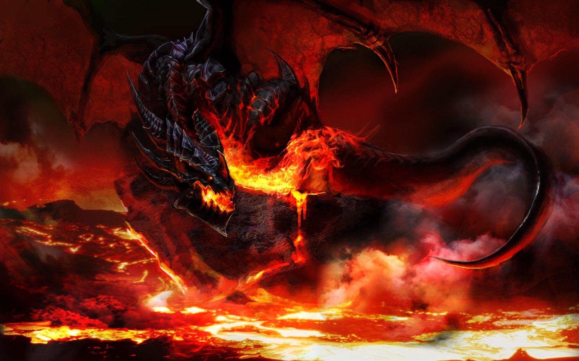 Dragon Wallpaper Fire