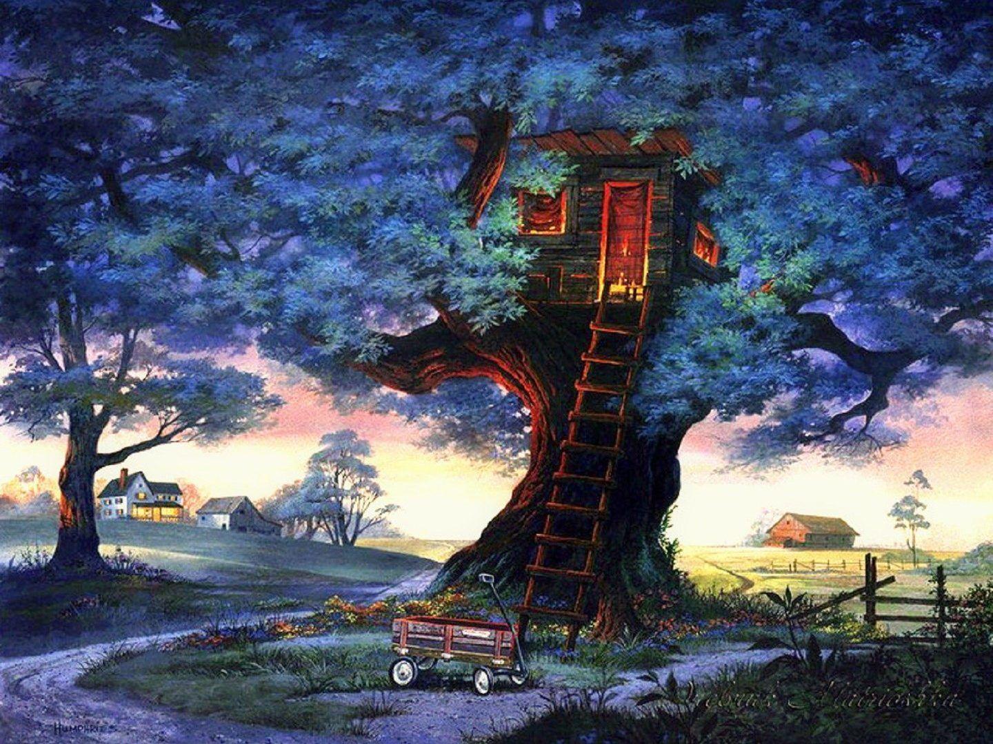 Tree House Wallpapers Wallpaper Cave