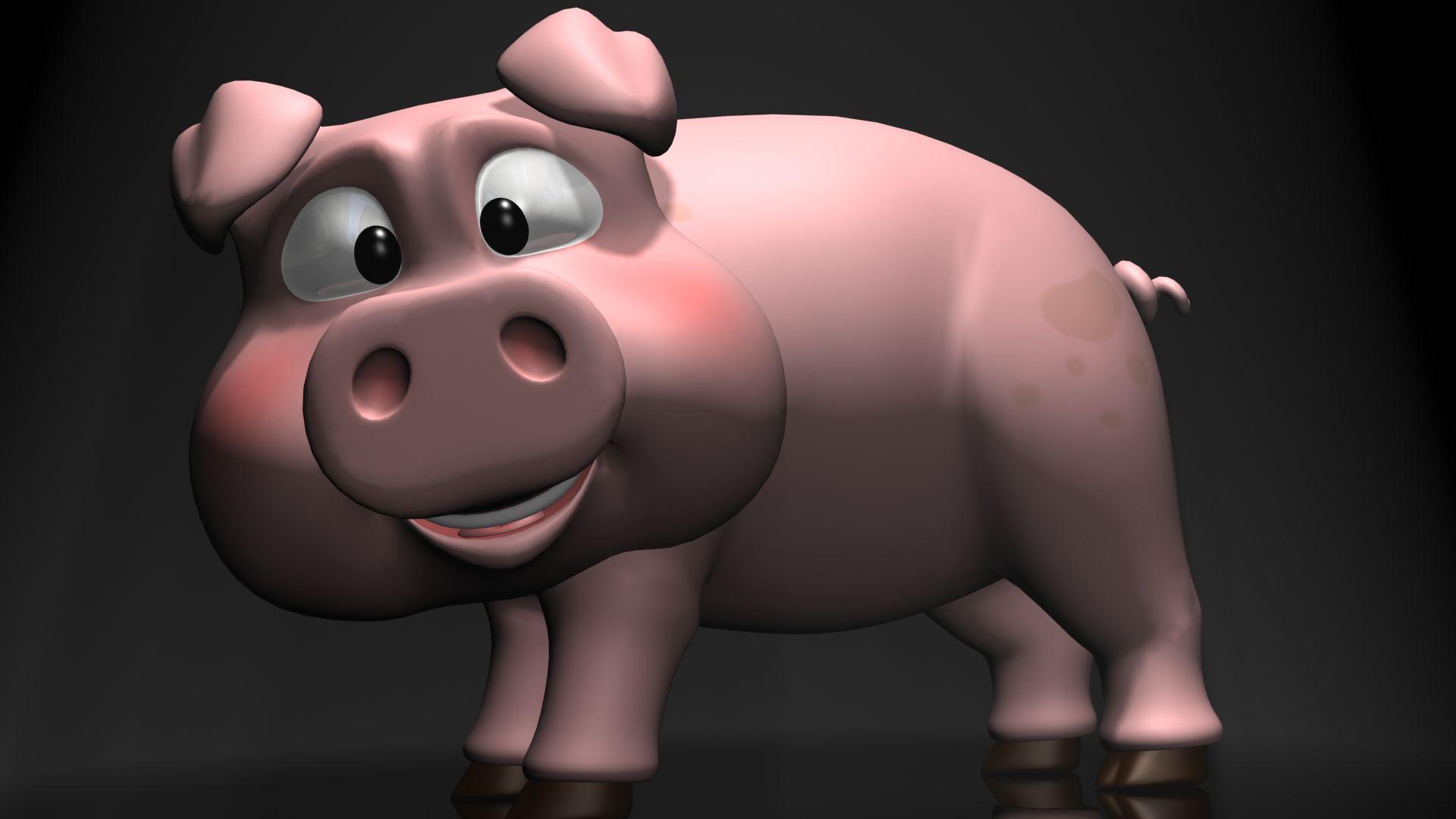 Wallpapers Pig Cartoon Wallpaper Cave
