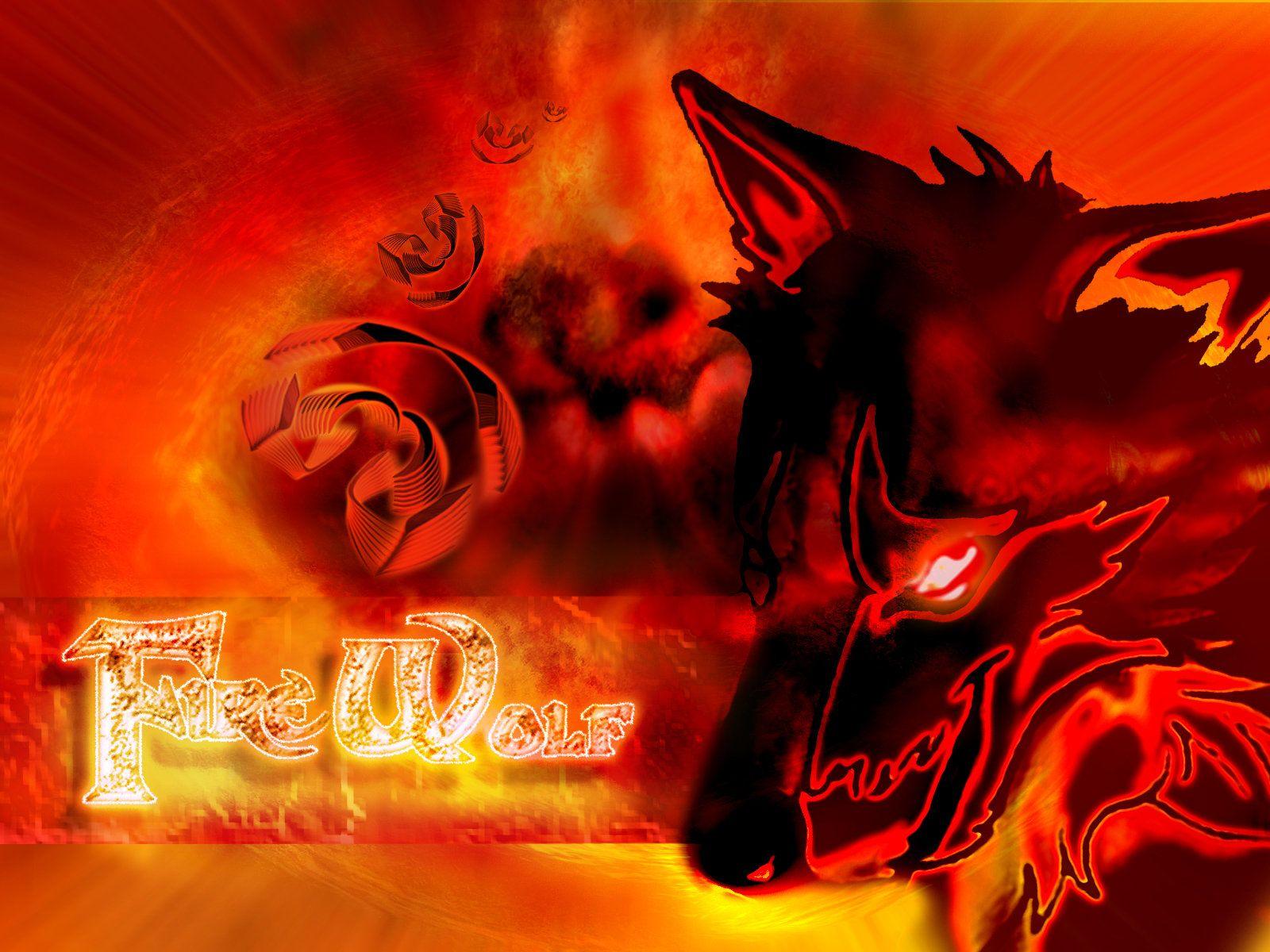 Fire Wolf Wallpapers Wallpaper Cave