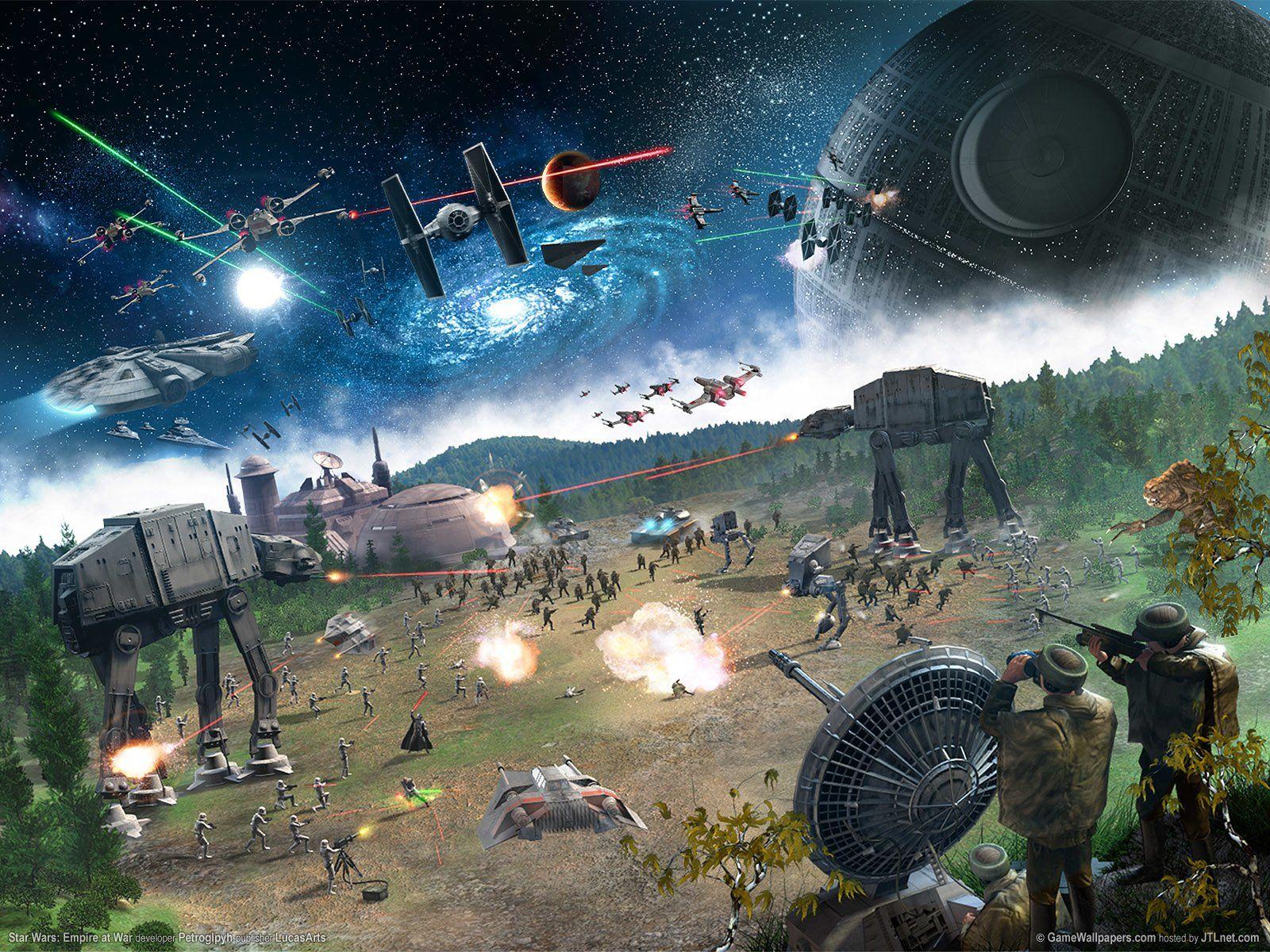 Star Wars Battles Wallpapers Wallpaper Cave