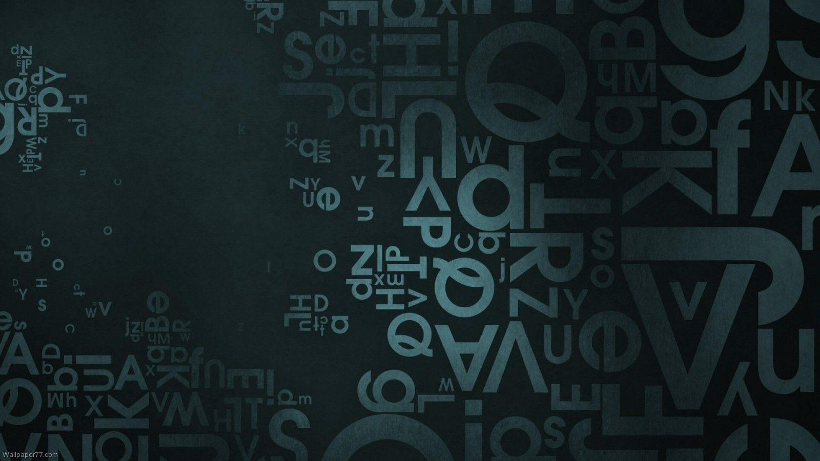 Letters Wallpapers Wallpaper Cave