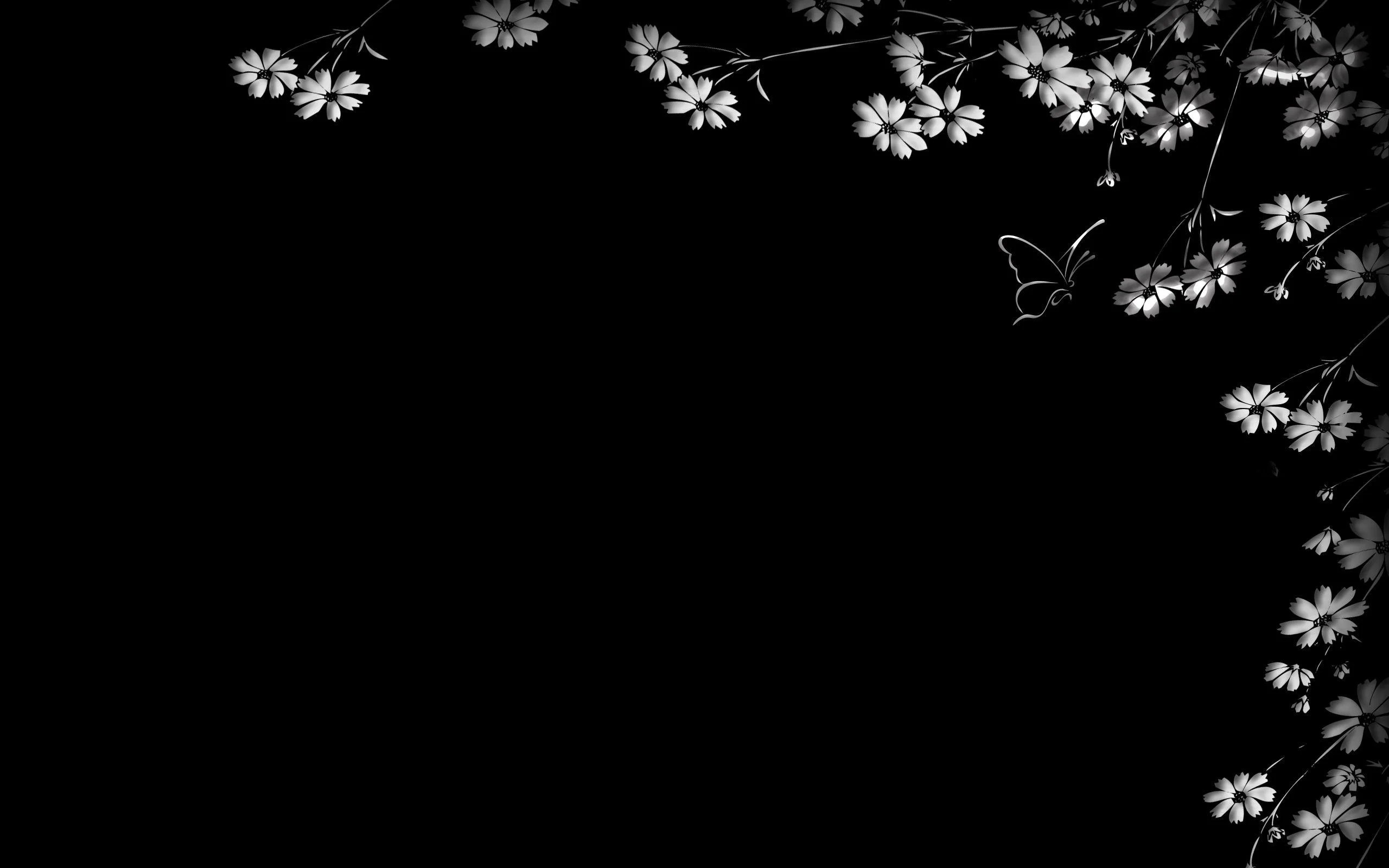 Black Flowers Wallpapers Wallpaper Cave