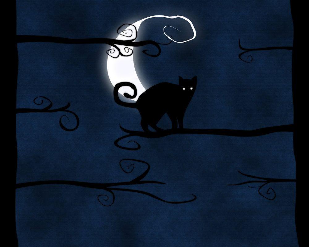 Halloween Black Cats Wallpapers Wallpaper Cave