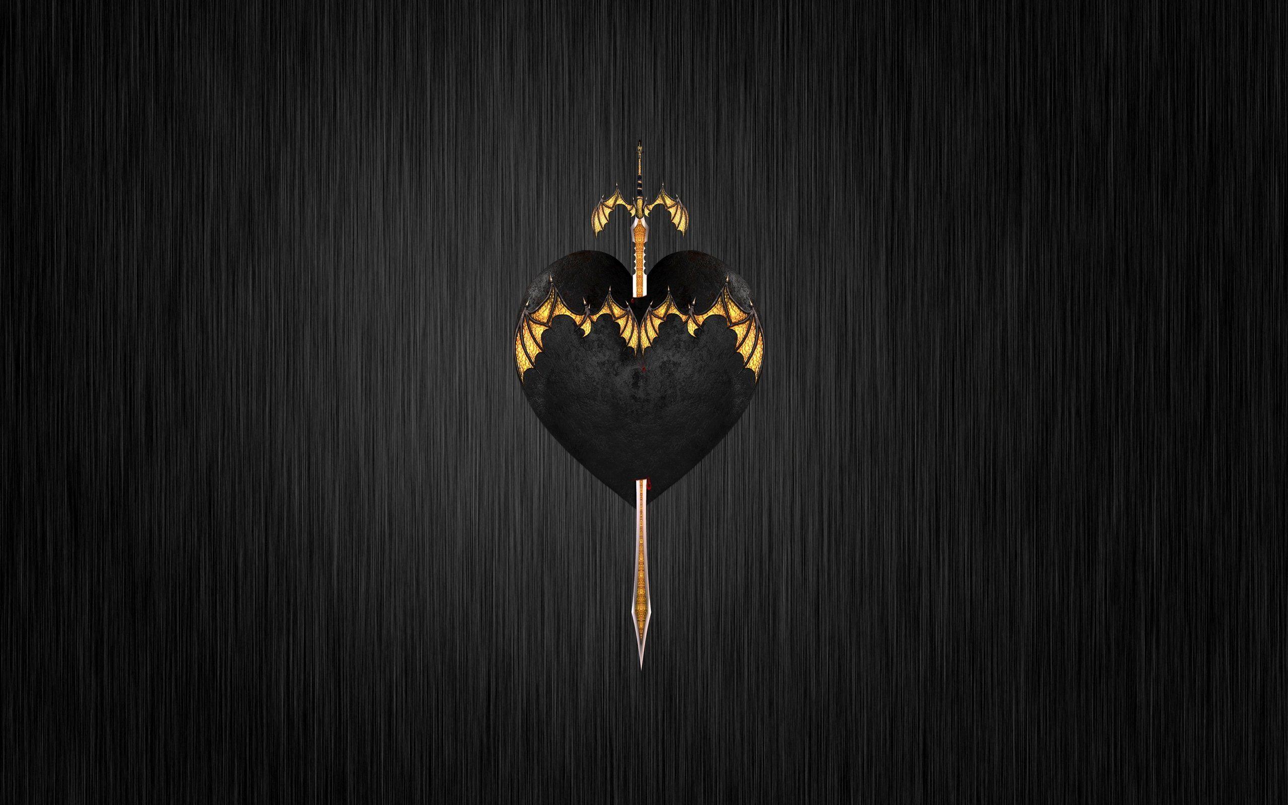 Black Heart Wallpapers Wallpaper Cave