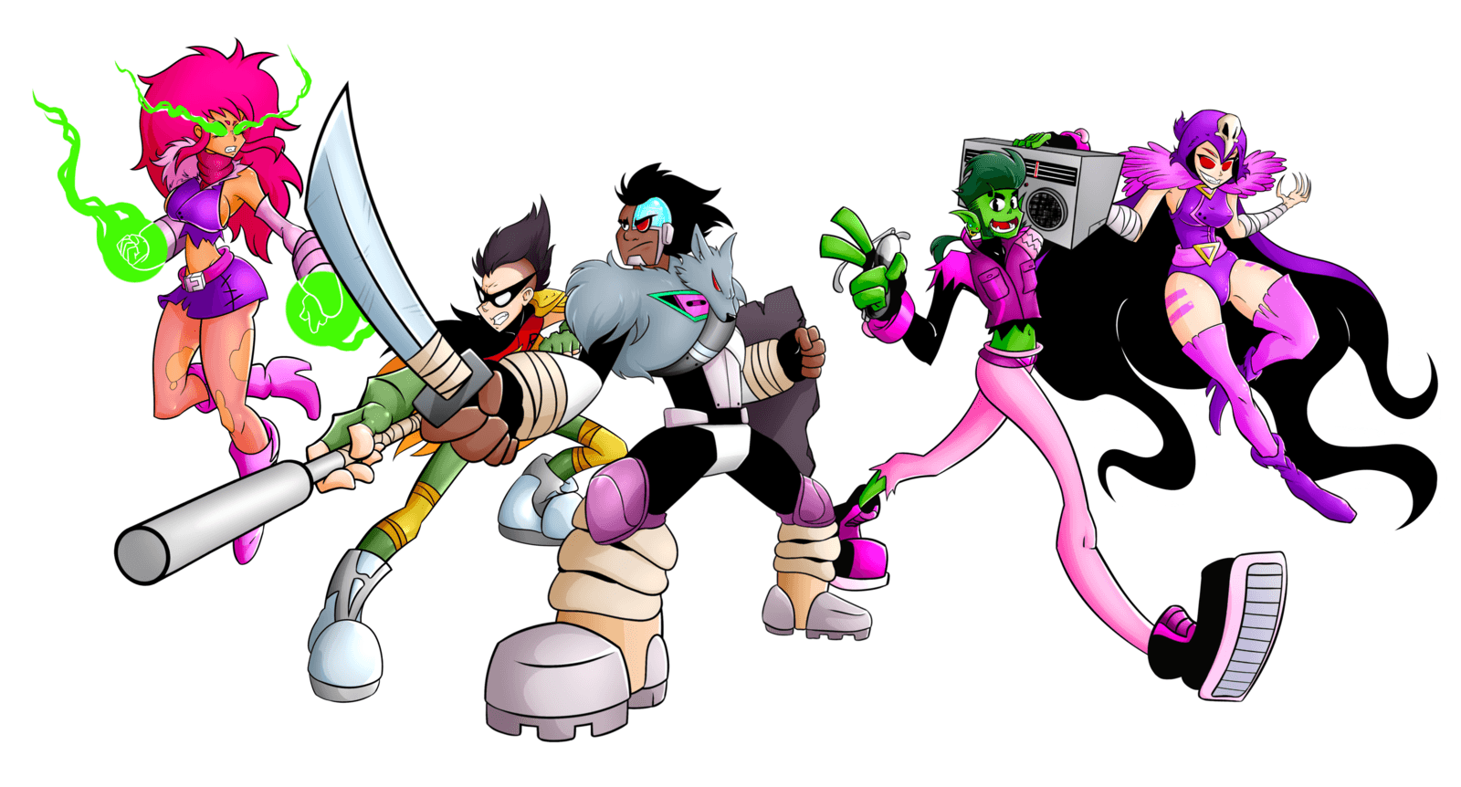 Teen Titans Go! Night Begins To Shine Wallpapers