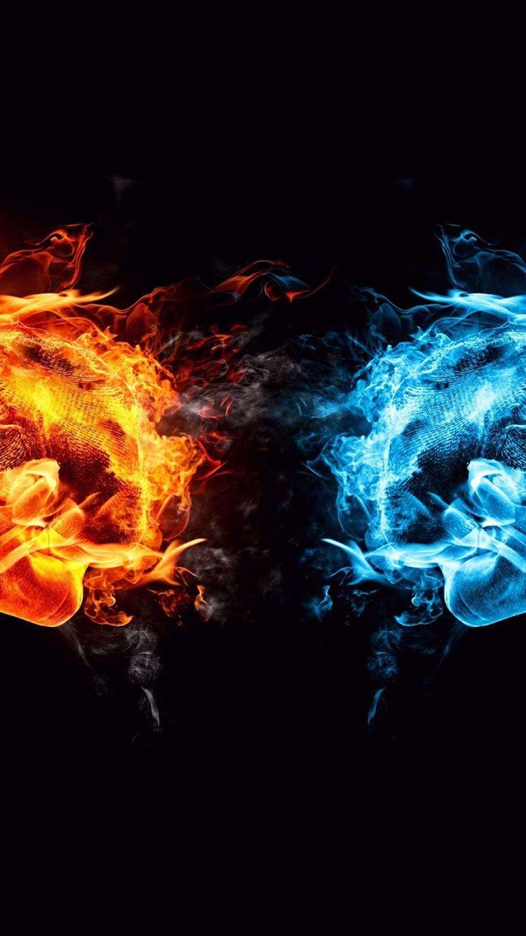Fire Vs Water Wallpapers Wallpaper Cave