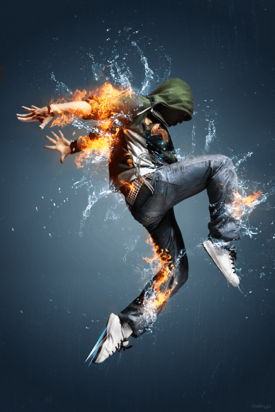 Fire Vs Water Wallpapers Wallpaper Cave