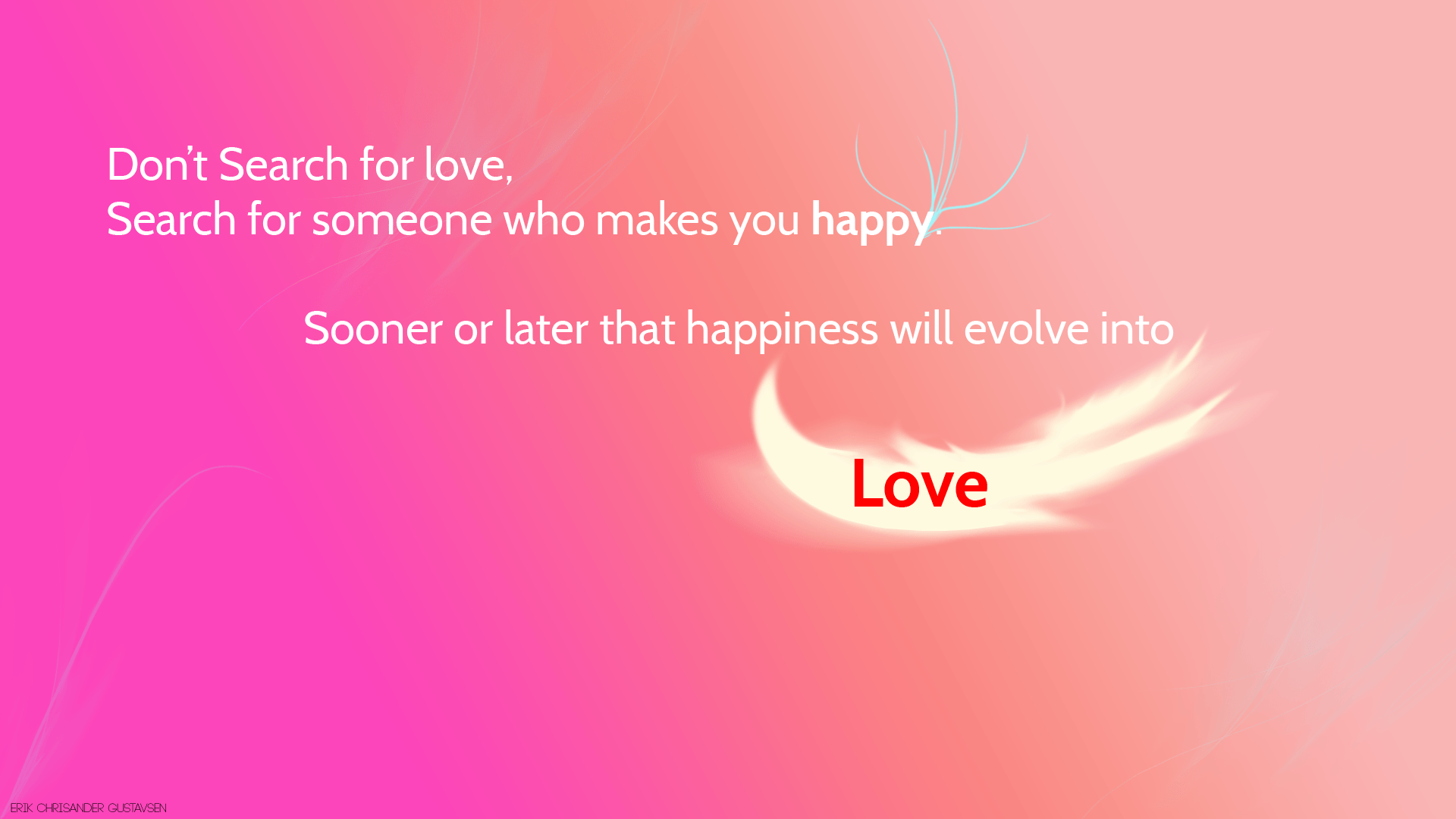 Pink Love Quotes Wallpapers Wallpaper Cave