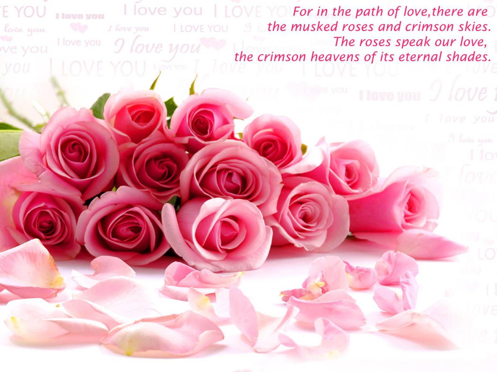 Pink Love Quotes Wallpapers Wallpaper Cave
