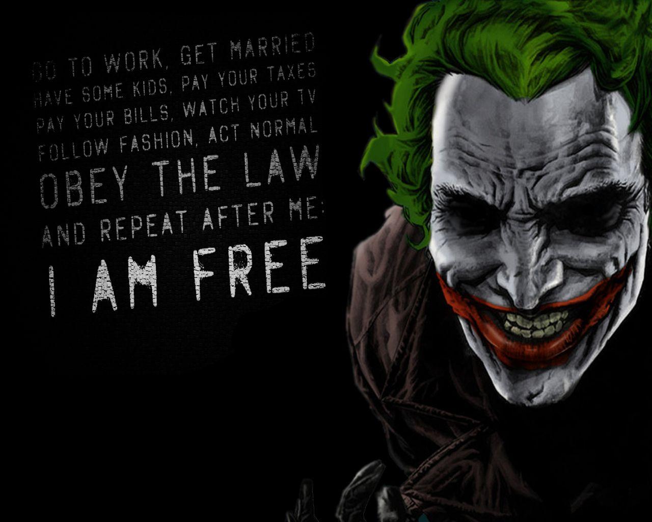 The Joker Quotes Wallpapers Wallpaper Cave