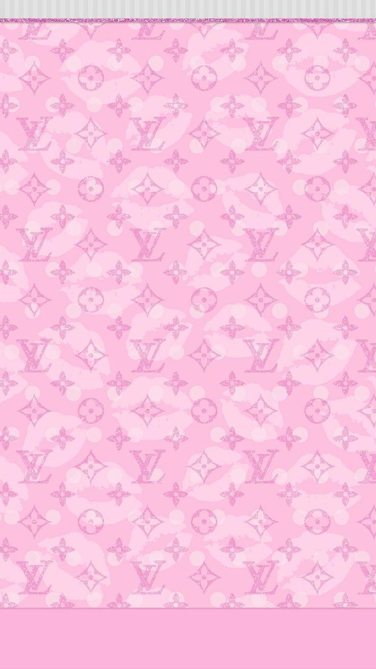 Hot Pink Louis Vuitton Background Wallpaper