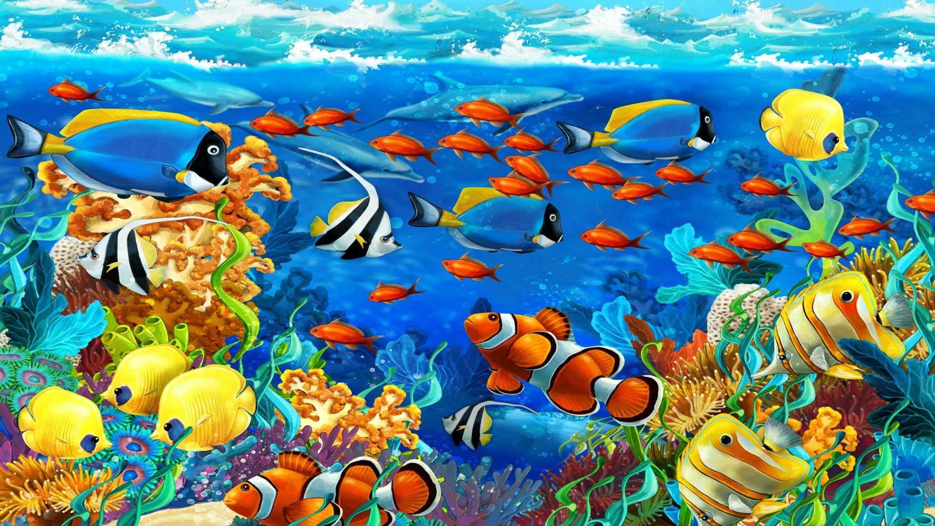 Sea Fish Wallpapers Wallpaper Cave