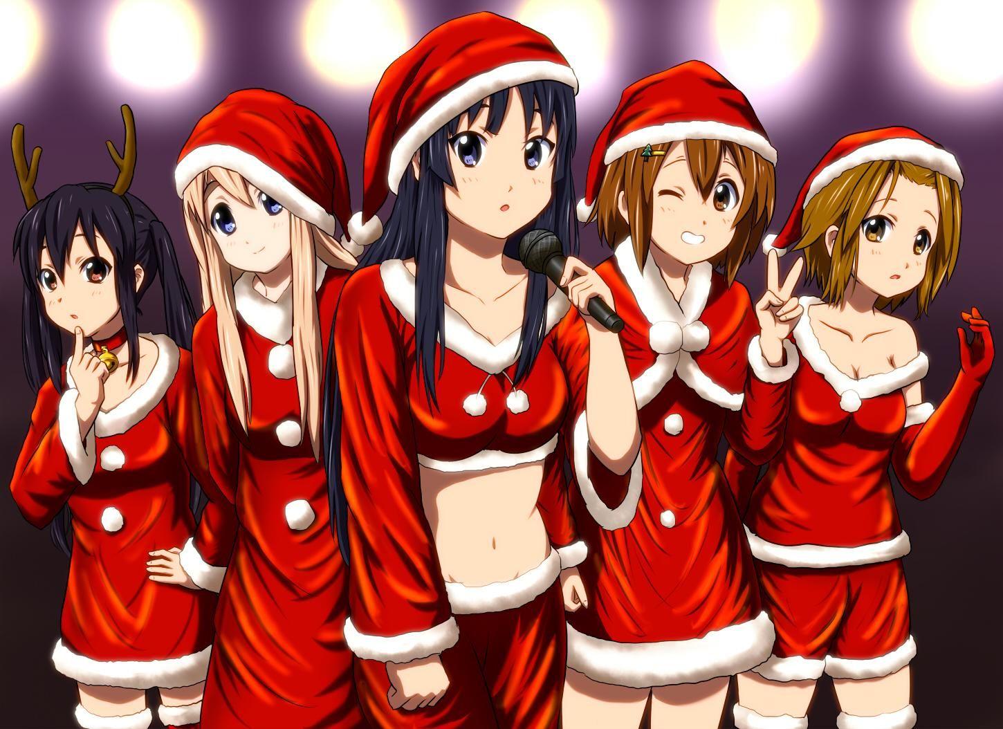 Christmas Anime Wallpapers Wallpaper Cave