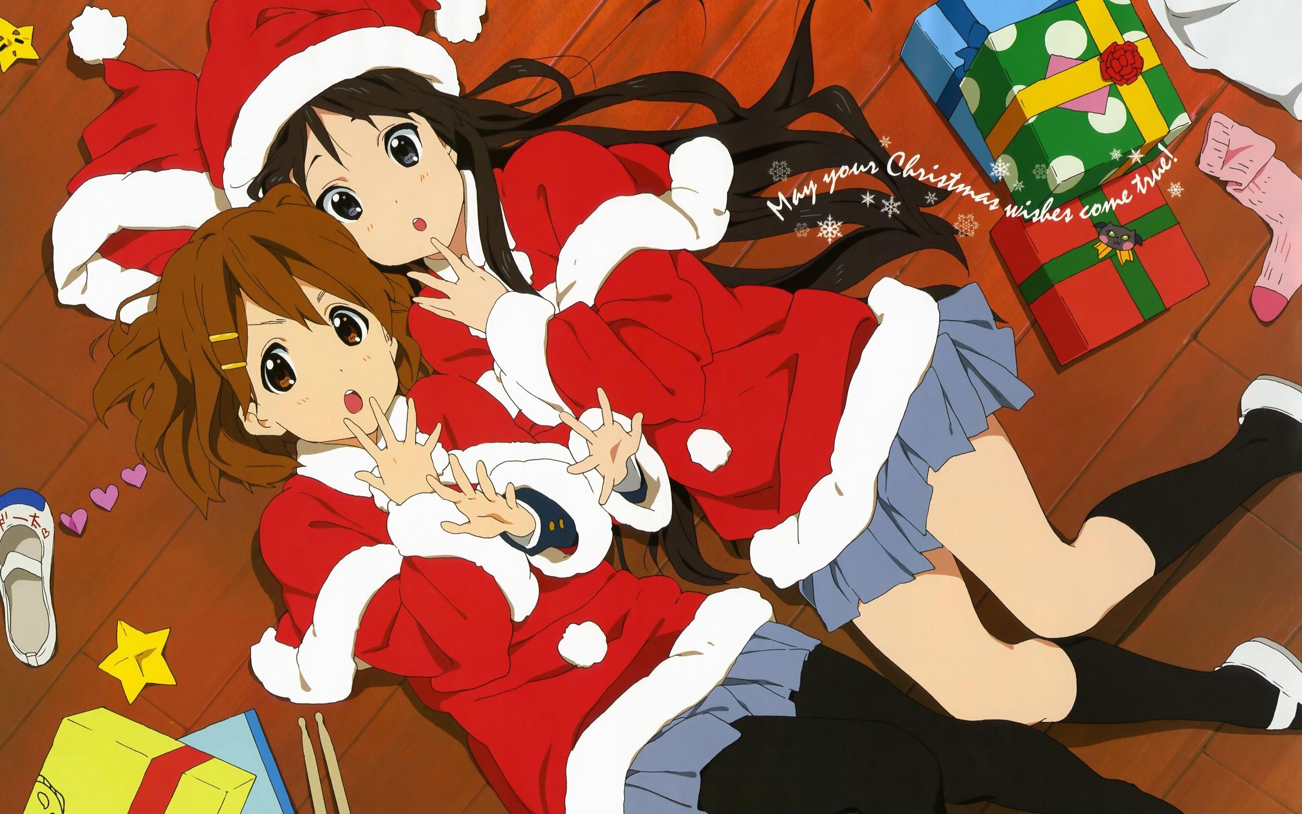 Anime Christmas Clipart Christmas Anime Wallpapers Wallpaper Cave