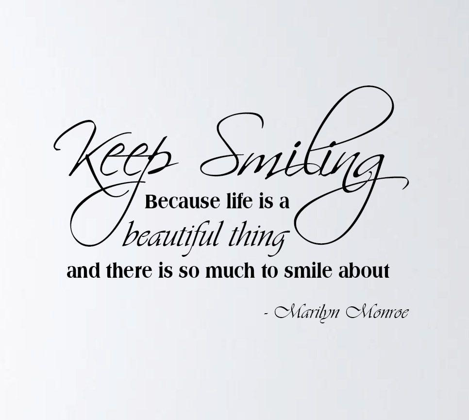 Smile Quotes Wallpapers Wallpaper Cave