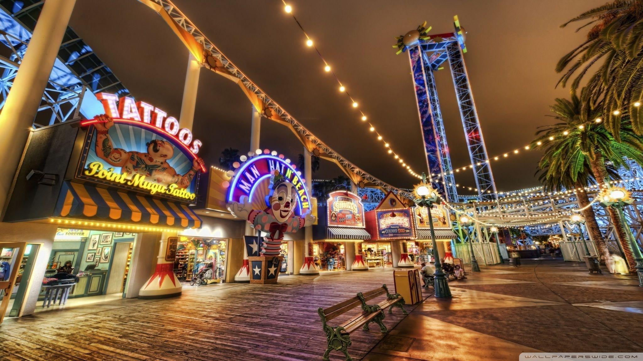 Amusement Park Wallpapers Wallpaper Cave