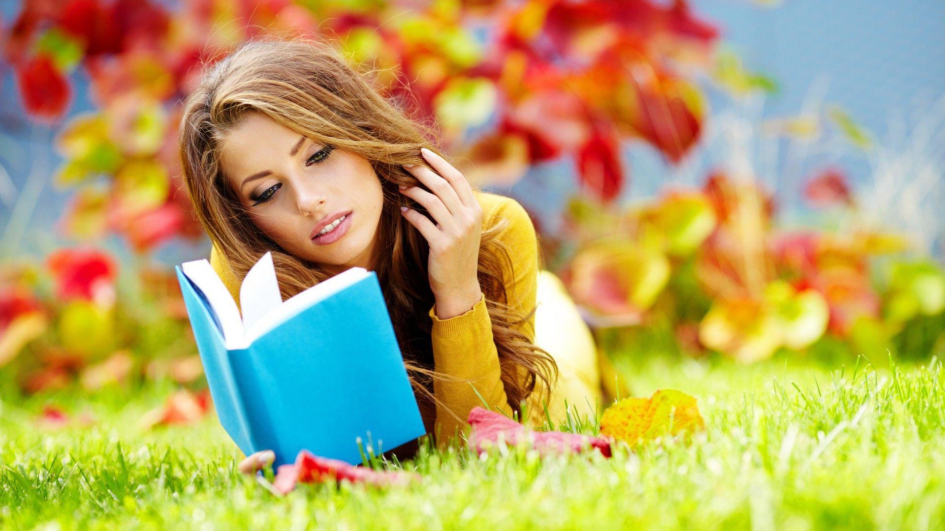 Girls Reading Books Wallpapers Wallpaper Cave