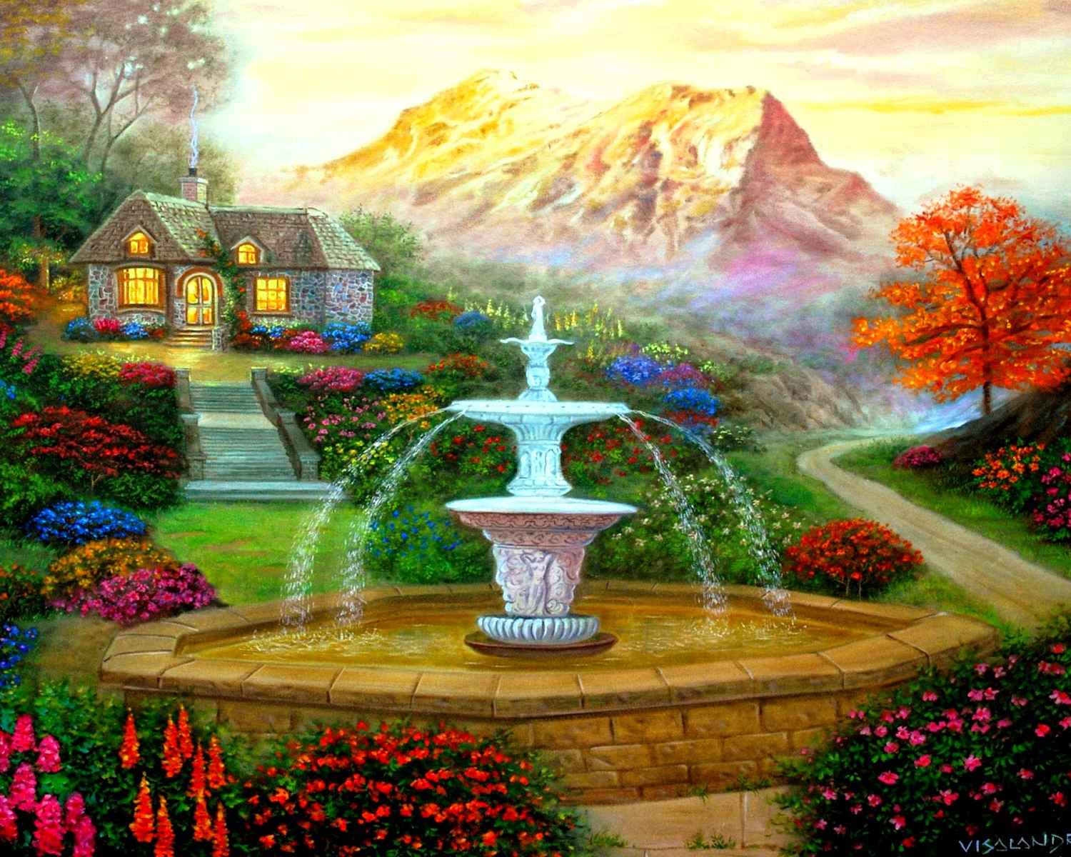 3D Garden Wallpapers Wallpaper Cave