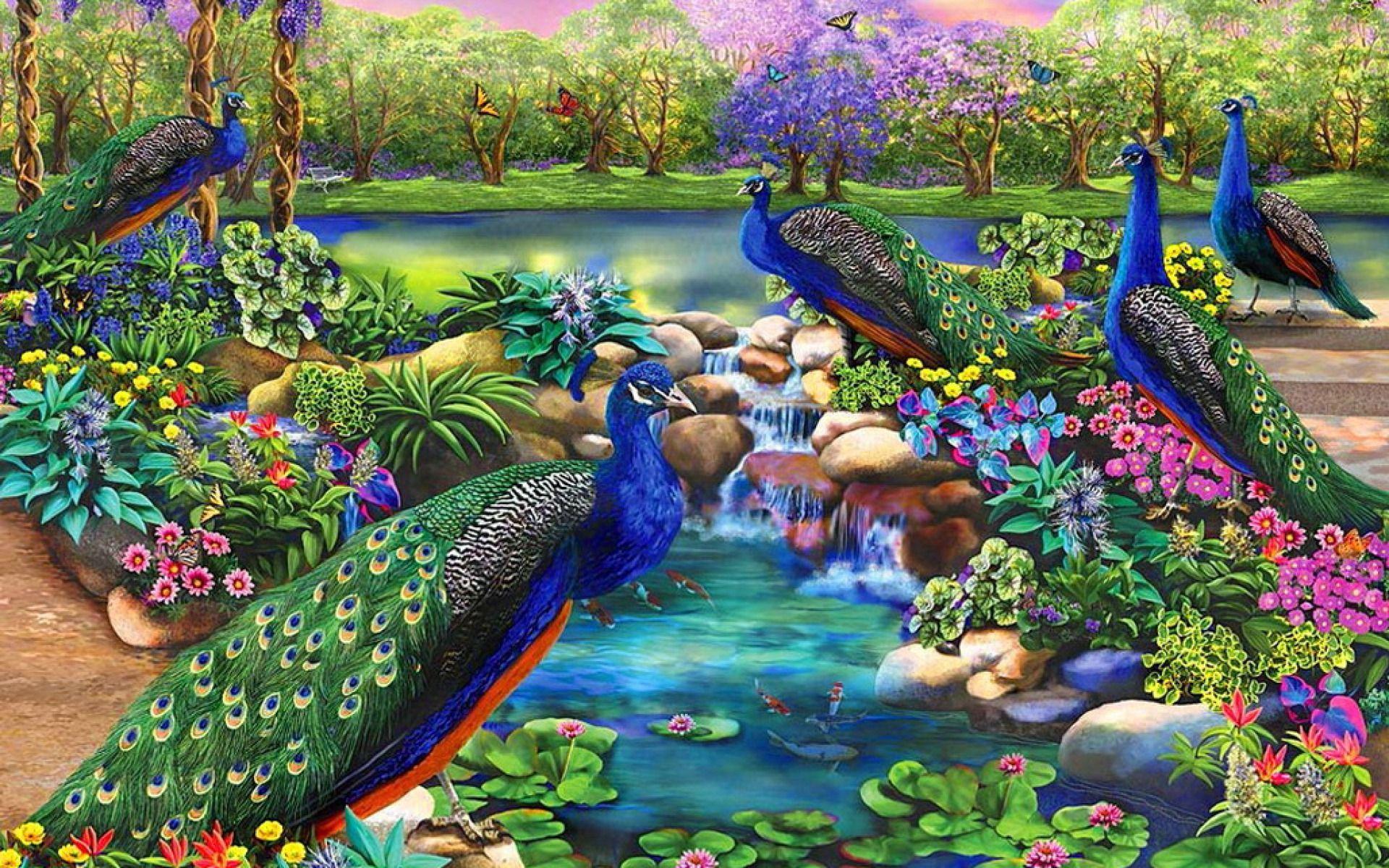 3D Garden Wallpapers Wallpaper Cave