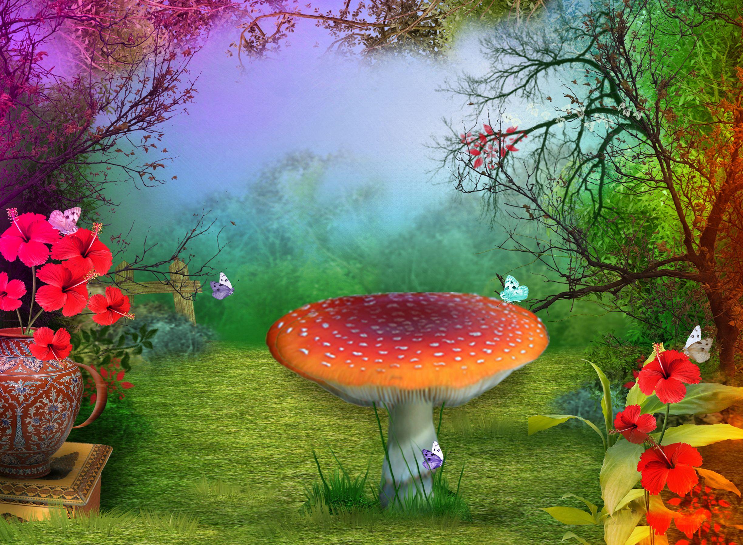 3D Garden Wallpapers Wallpaper Cave