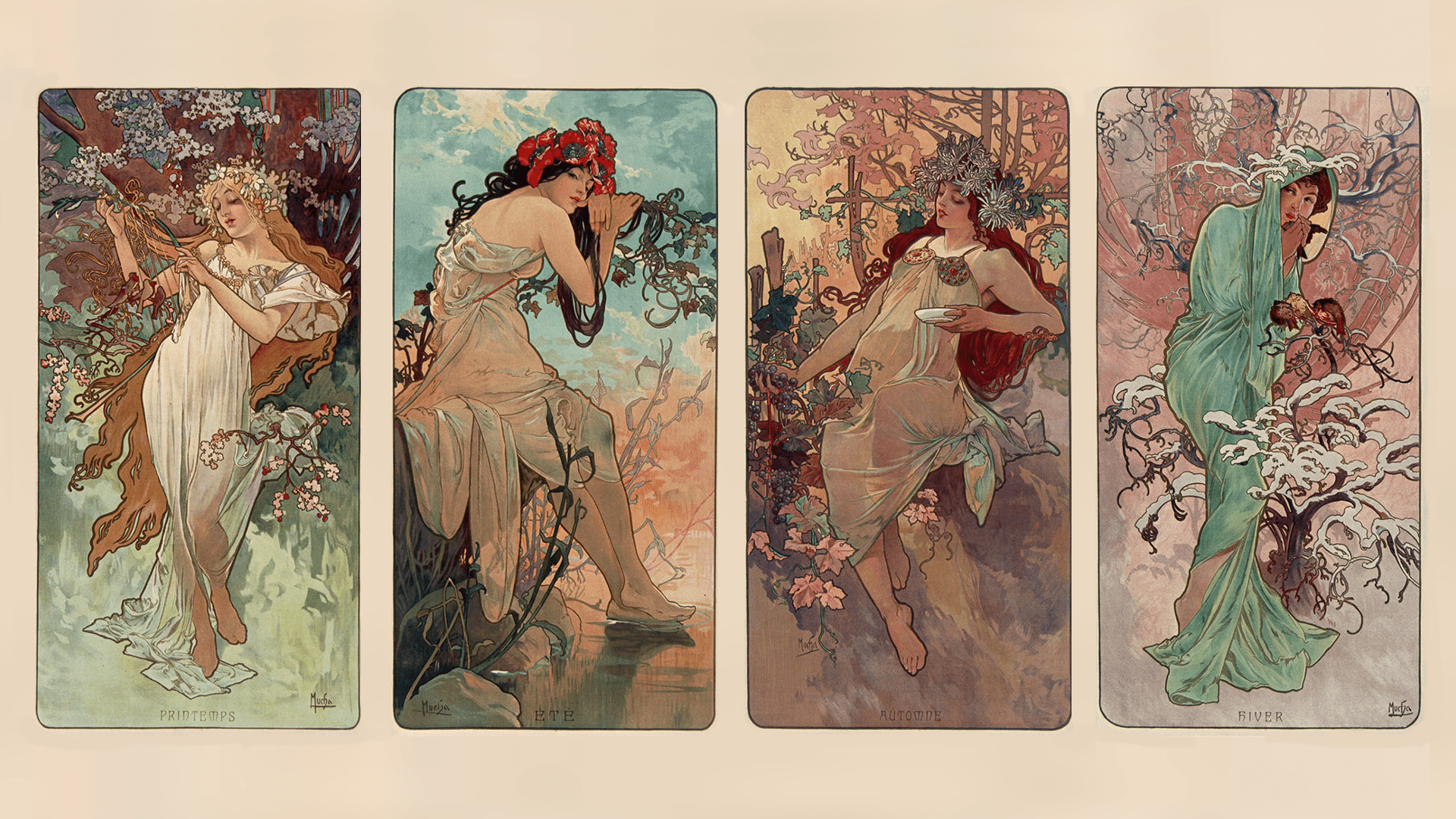 Alphonse Mucha Wallpapers Wallpaper Cave