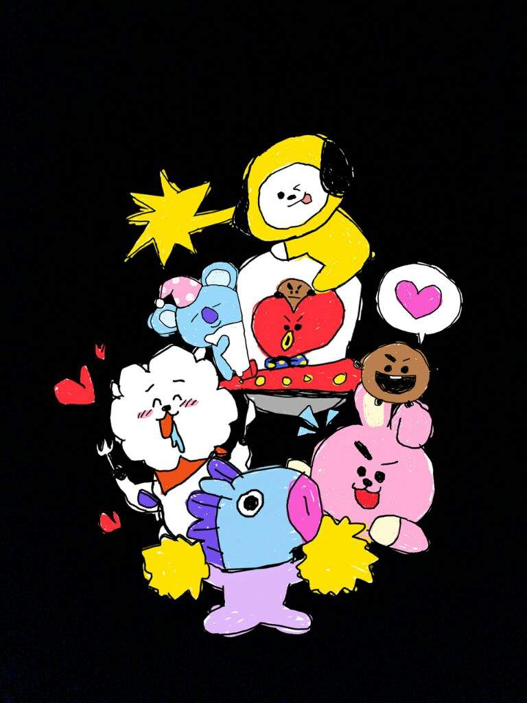 BT21 Wallpapers Wallpaper Cave