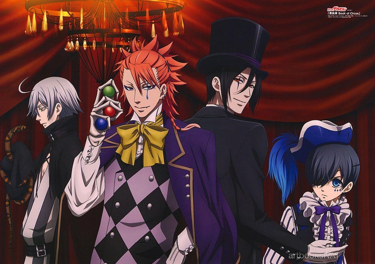 Black Butler Book Of Circus Wallpapers Wallpaper Cave