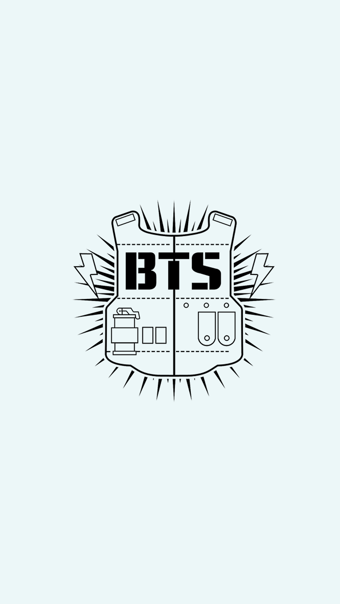 BTS Logo Wallpapers Wallpaper Cave