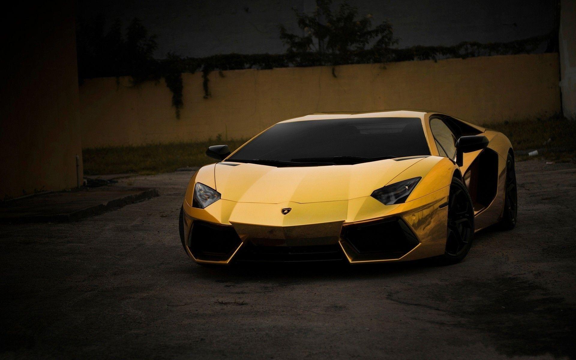 Gold Lambo Wallpapers Wallpaper Cave