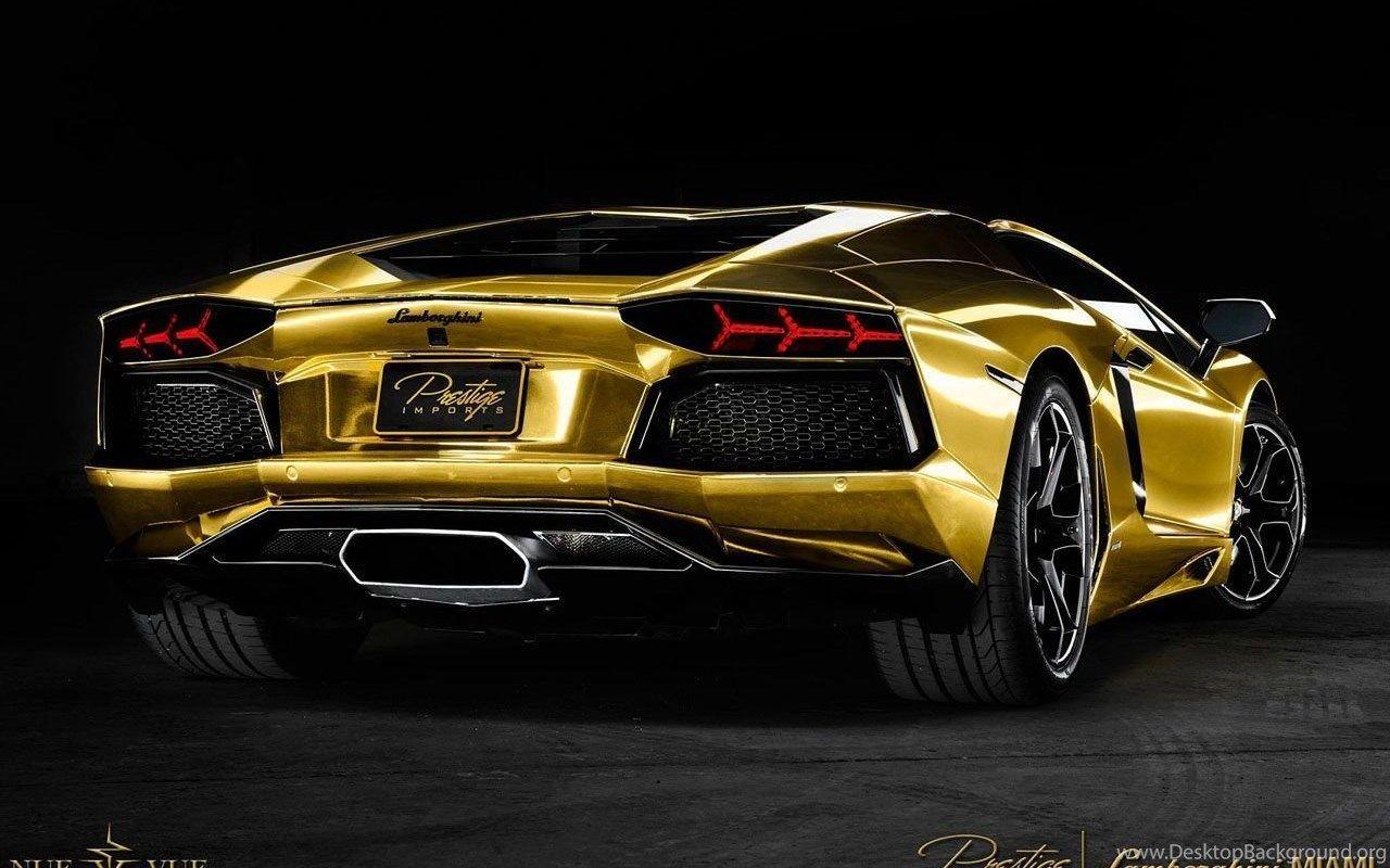 Gold Lambo Wallpapers Wallpaper Cave