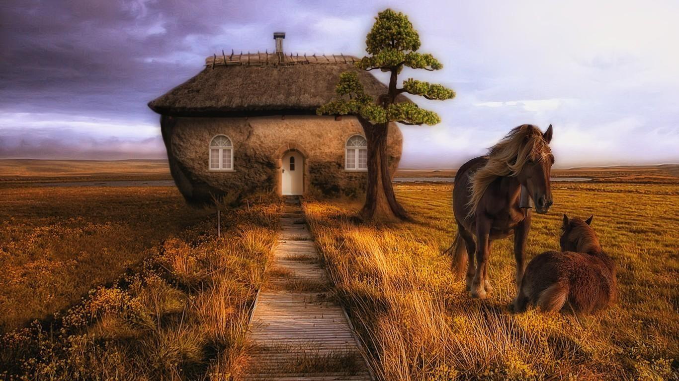 Farmhouse Wallpapers Wallpaper Cave