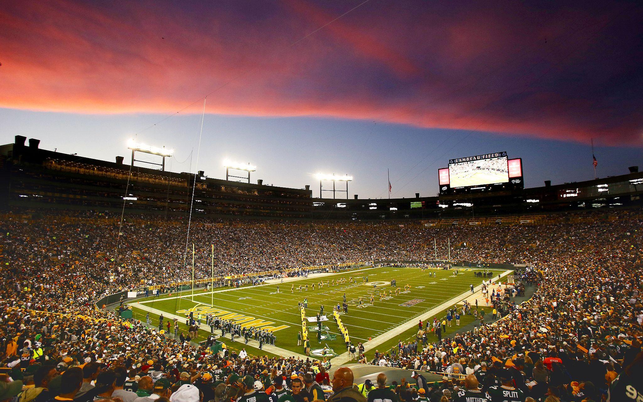Green Bay Packers Stadium Lambeau Field Wallpapers Wallpaper Cave