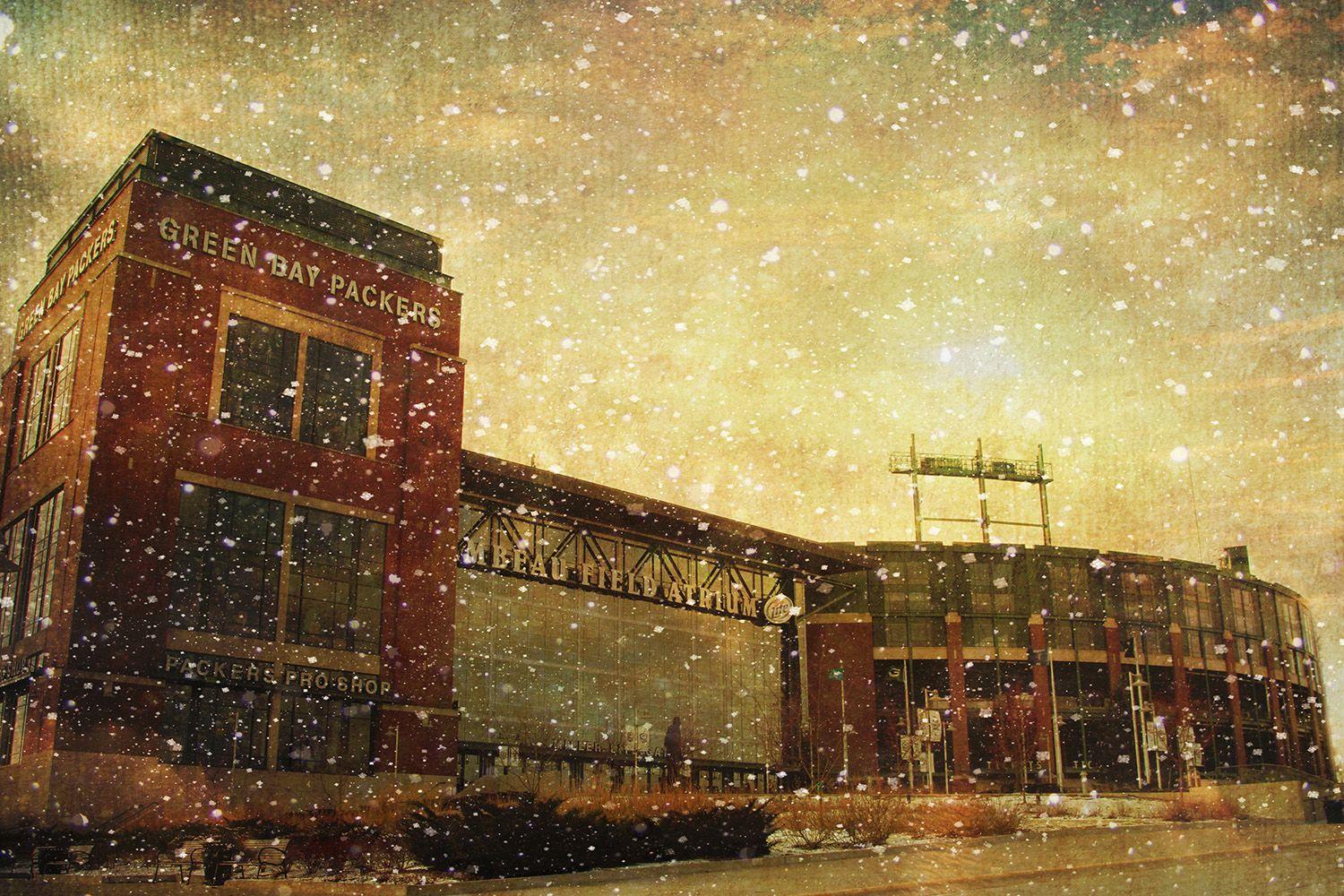 Green Bay Packers Stadium Lambeau Field Wallpapers Wallpaper Cave