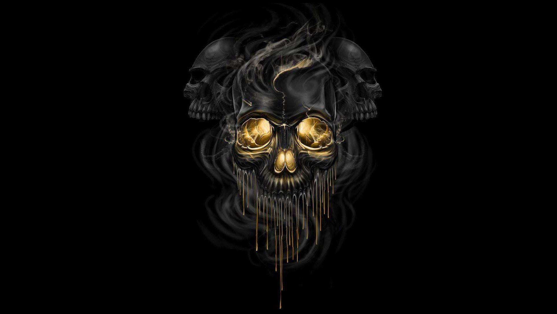 Smoking Skull Wallpapers Wallpaper Cave