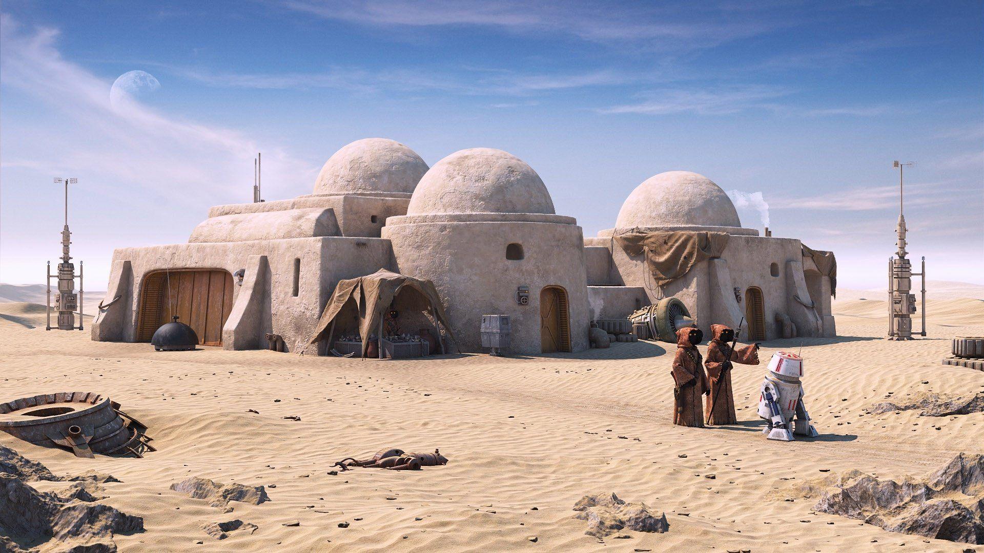 Star Wars Tatooine Desktop Wallpapers Wallpaper Cave