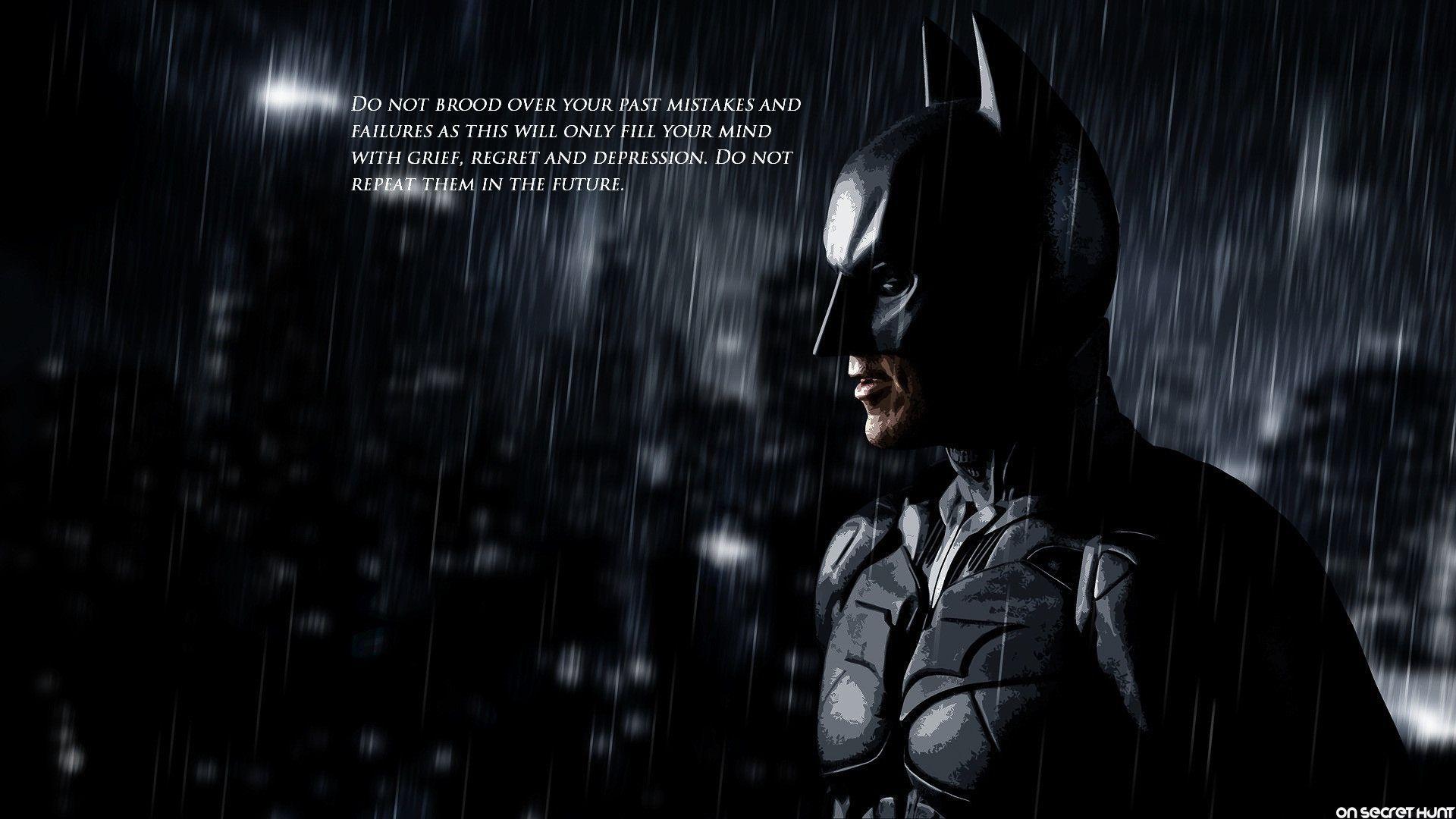 Batman Quotes Wallpapers Wallpaper Cave