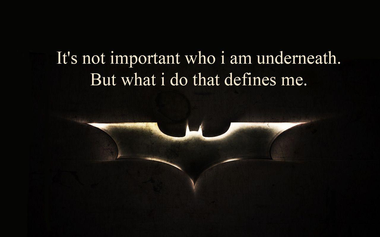 Batman Quotes Wallpapers Wallpaper Cave