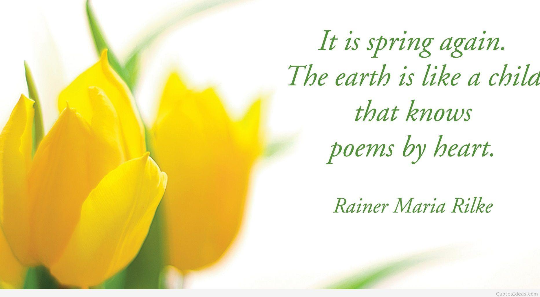 First Flowers Of Spring Quotes / First Day Of Spring Wallpapers